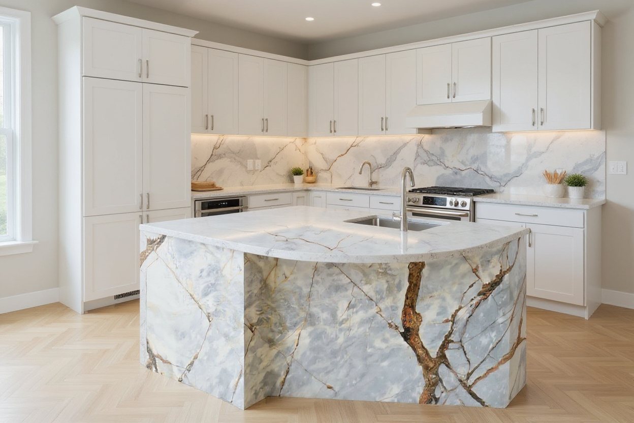 Glacier Fire Marble