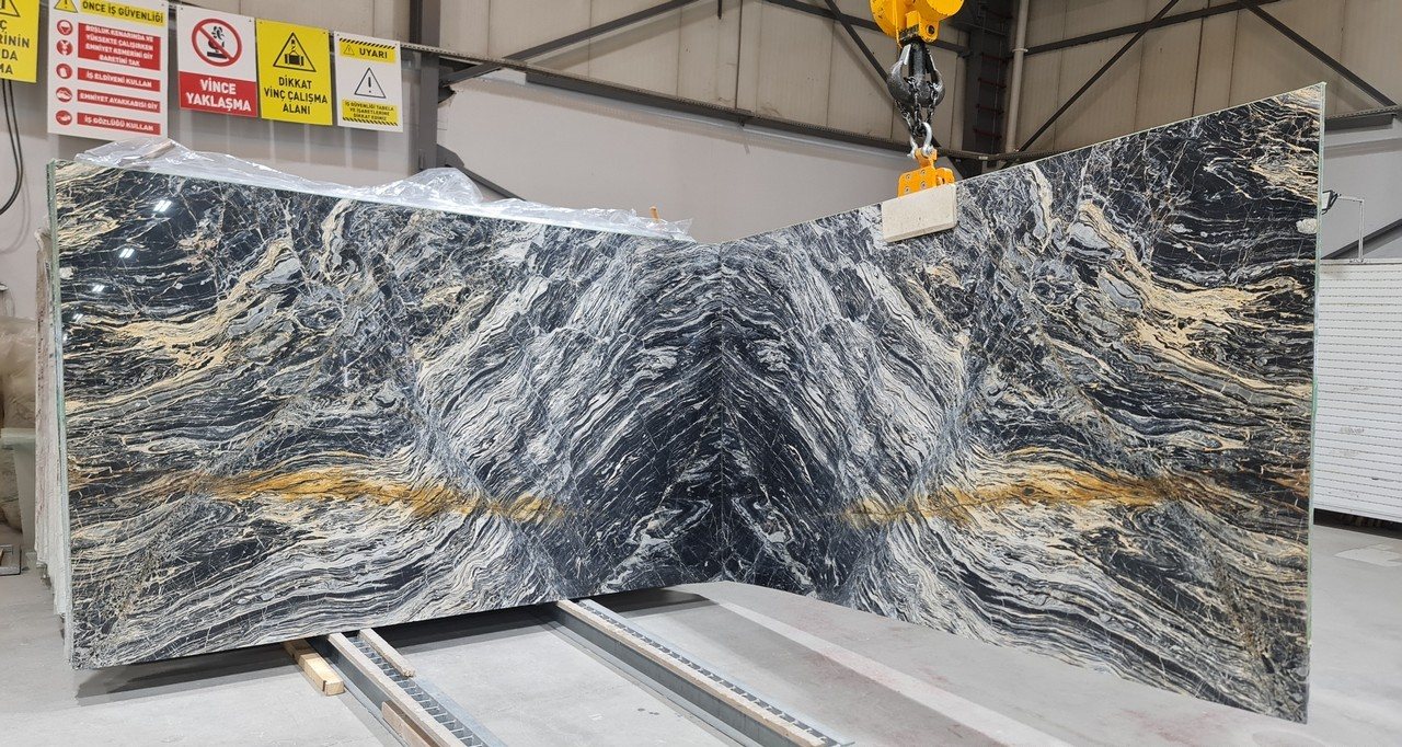 Nero Picasso Marble slab 1