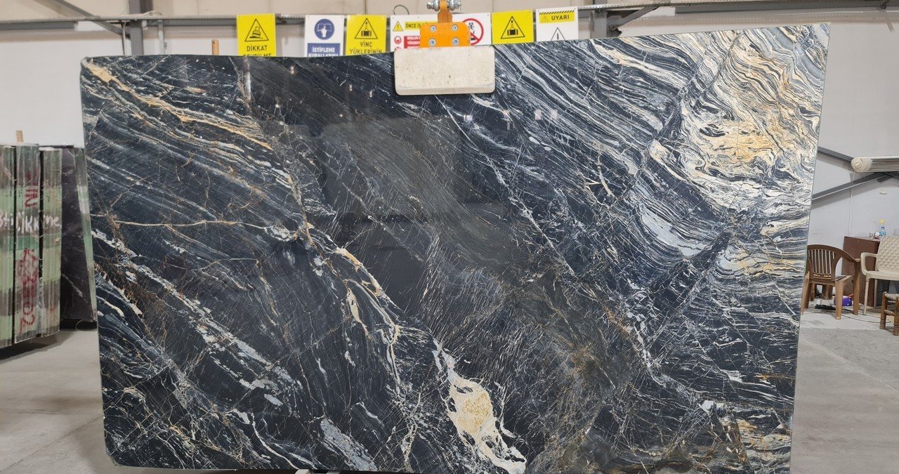 Nero Picasso Marble slab 2