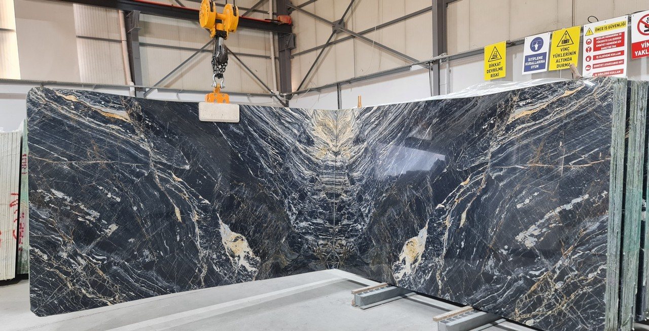 Nero Picasso Marble slab 3
