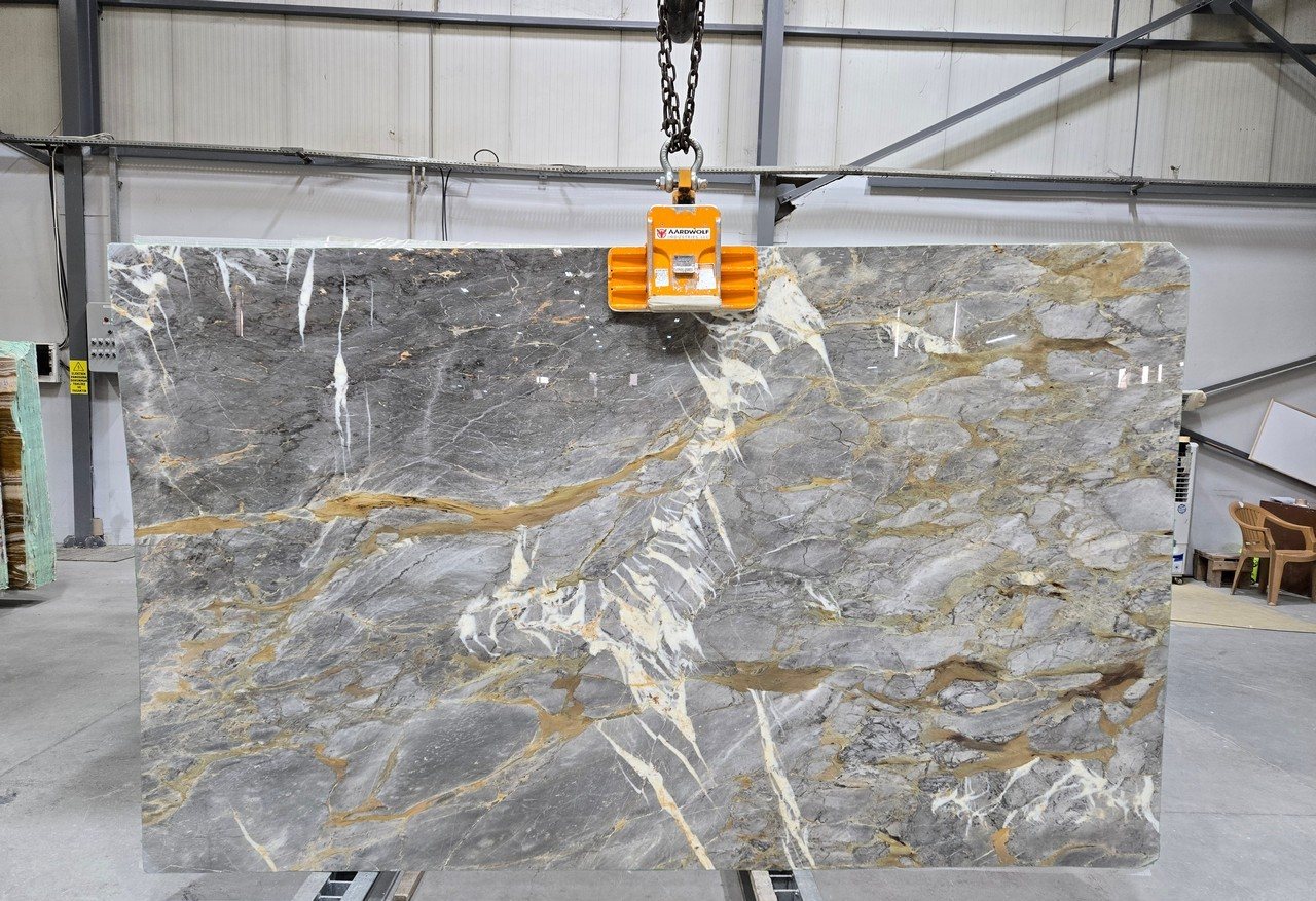 Sovereign Grey Marble slab 1