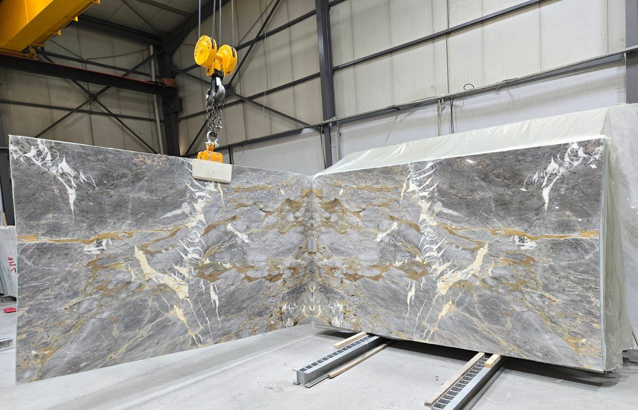 Sovereign Grey Marble slab 3